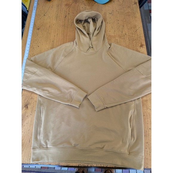 lululemon athletica Other - Lululemon City Sweat Pullover Hoodie Sweatshirt Men's XL Mustard Stretch LM3AUPS
